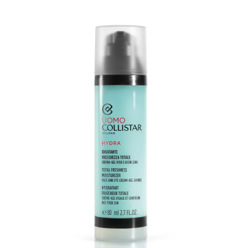 Collistar Man Total Freshness Moisturizer Face and Eye Cream-Gel 24h